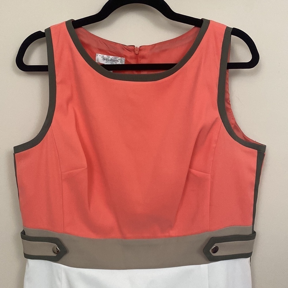 Dress Barn Color Block Dress - Picture 2 of 5